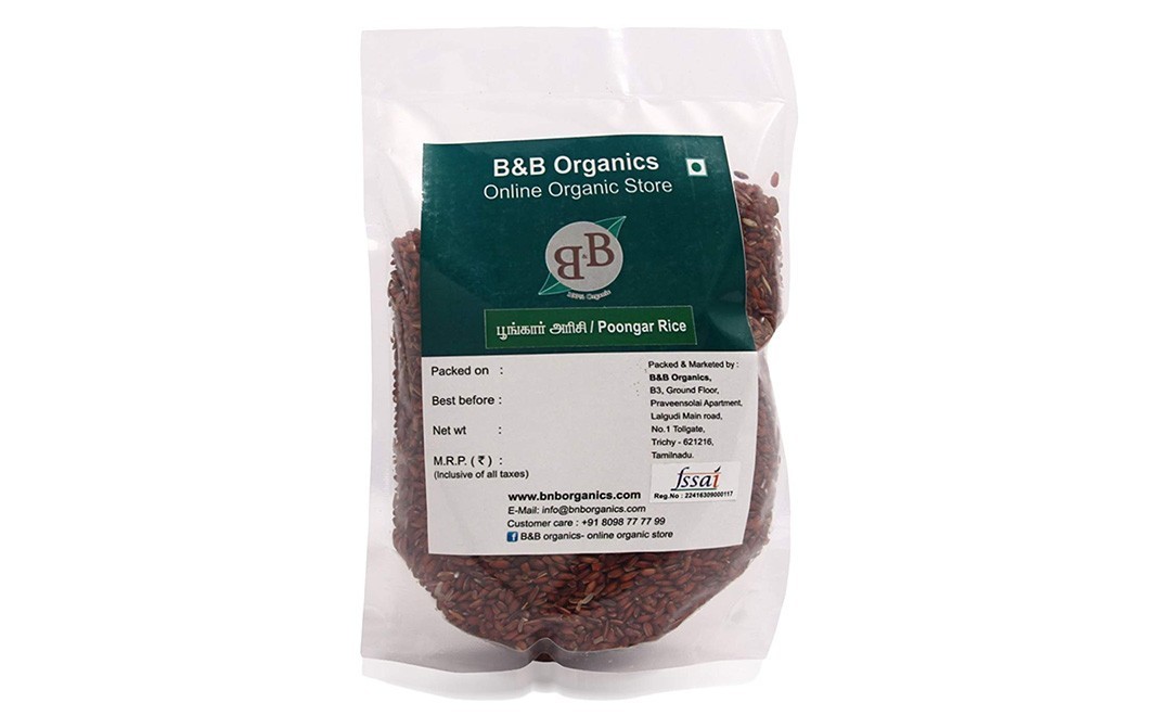 B&B Organics Poongar Rice    Pack  5 kilogram